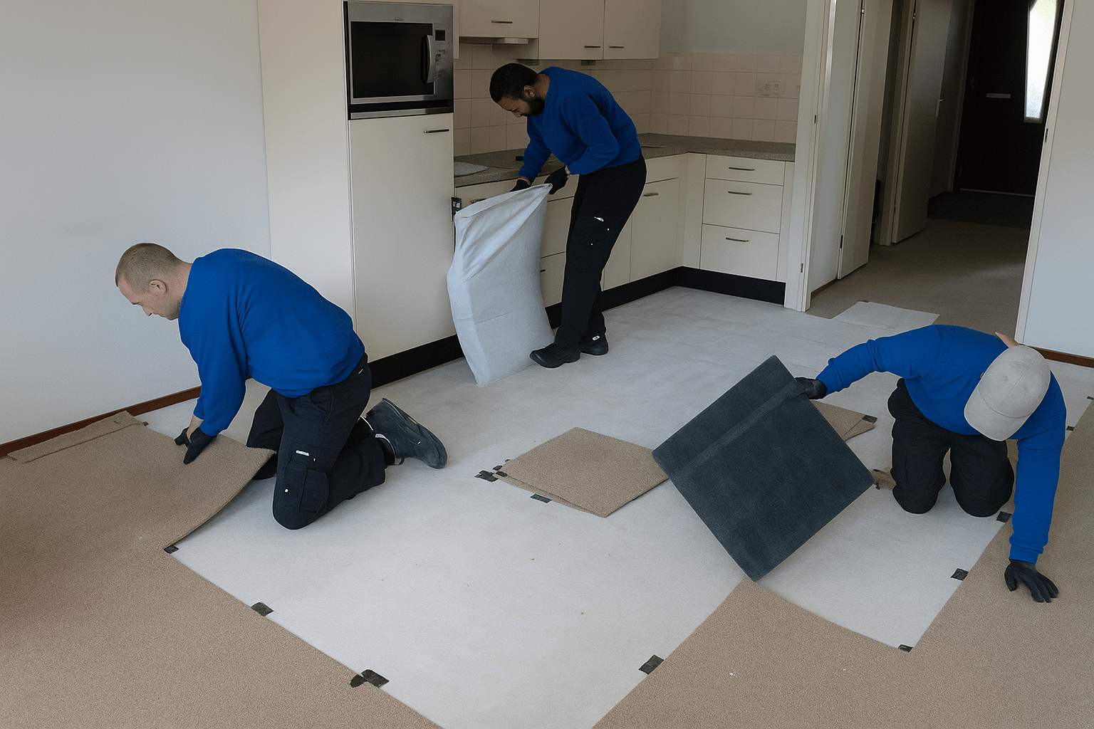 Woningontruiming door professioneel team