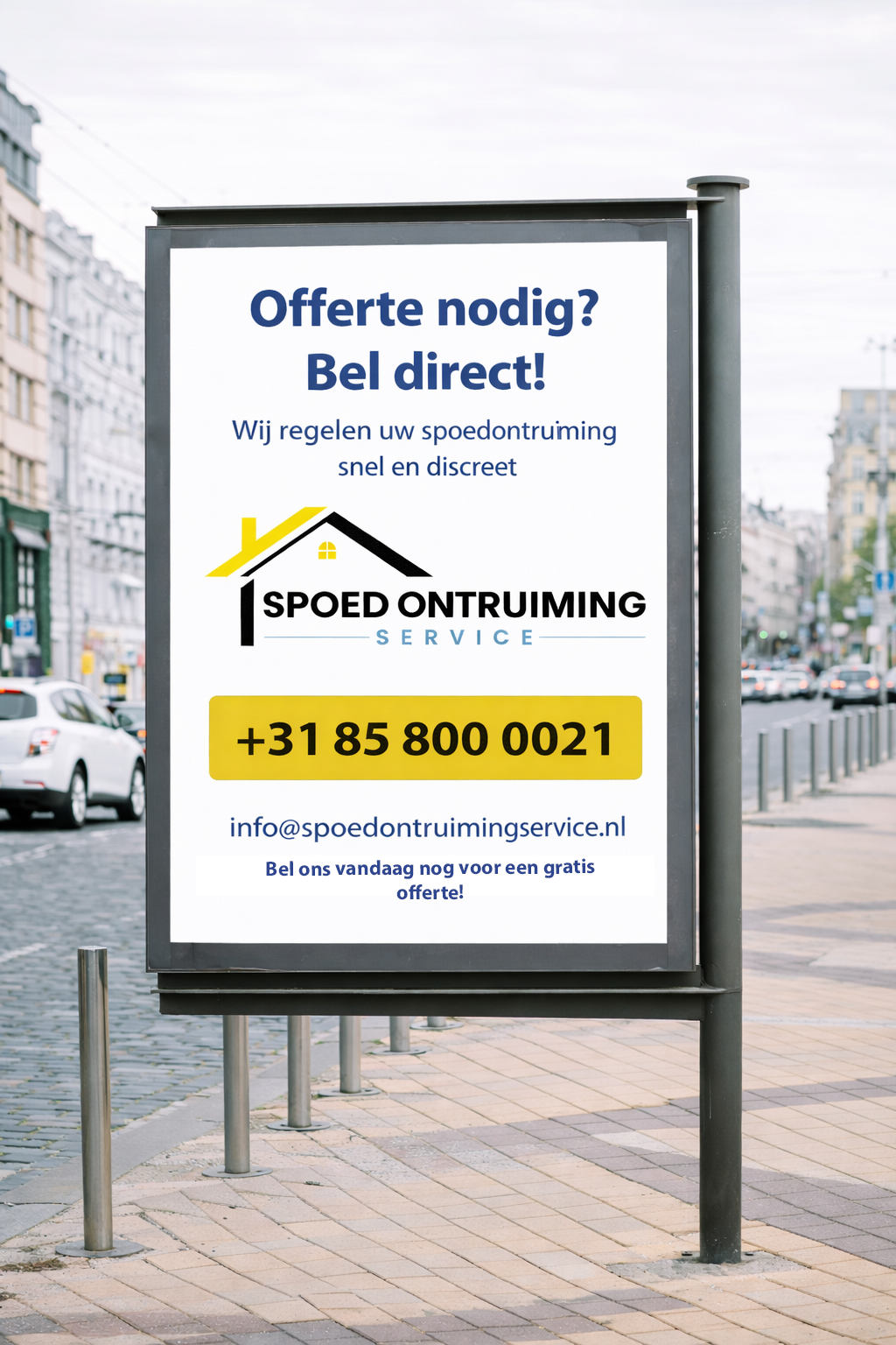 Bezemschoon opleveren door Spoedontruimingservice – ruimte netjes en leeg achterlaten